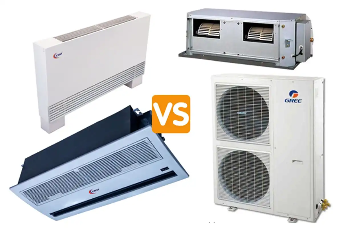 شاخص تفاوت فن کویل و داکت اسپیلت